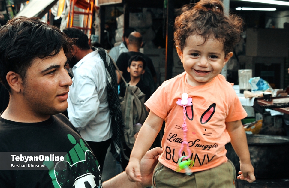 خانواده‌ها در مسیر اربعین