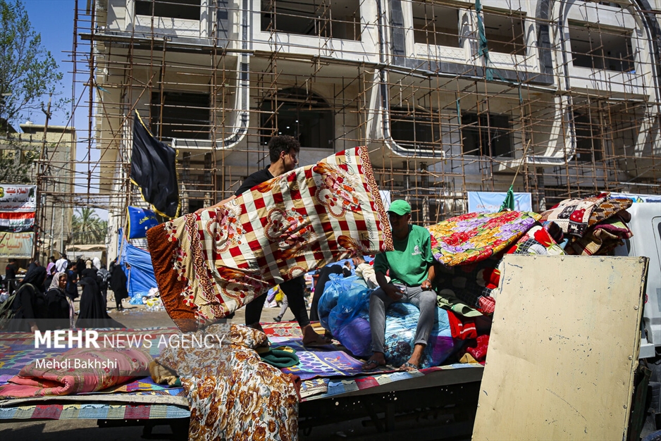 جمع آوری موکب‌های اربعین در کربلا