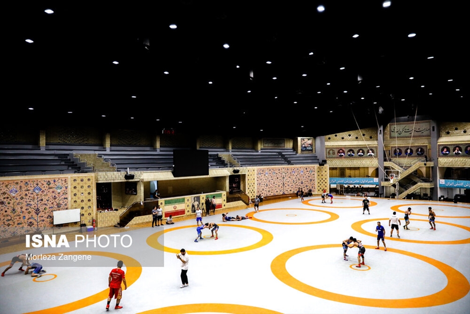 آخرین تمرین تیم ملی کشتی آزاد پیش از مسابقات قهرمانی جهان ۲۰۲۳