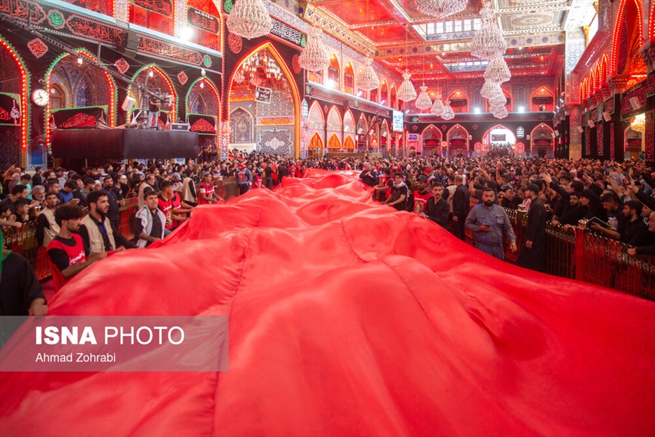 ورود و عزاداری زائران حسینی به کربلا