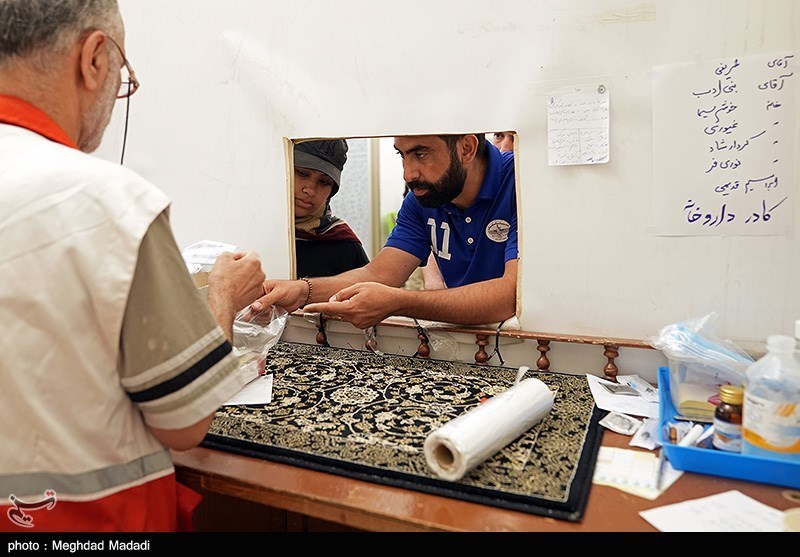 خدمات رسانی هلال احمر در نجف اشرف