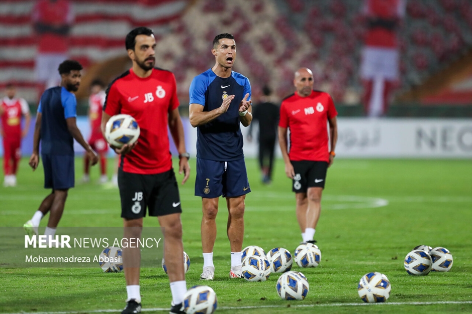 دیدار تیم های فوتبال پرسپولیس تهران و النصر عربستان