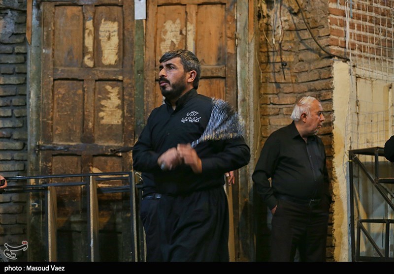 مراسم عزاداری به مناسبت شهادت امام رضا در بازار تبریز