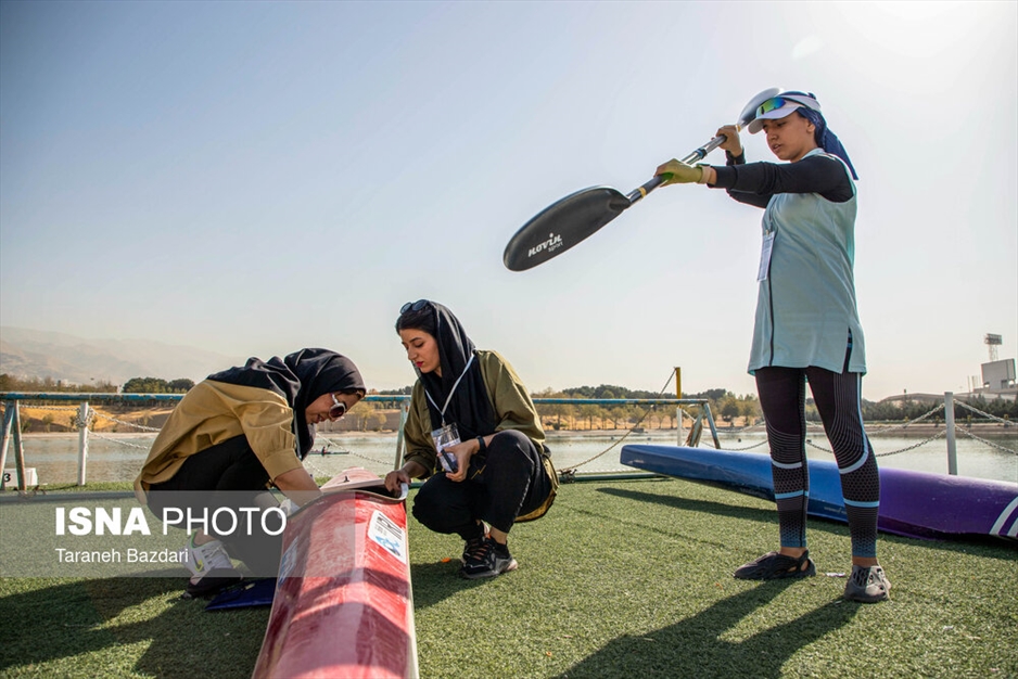 مسابقات المپیاد استعدادهای برتر قایقرانی بانوان کشور
