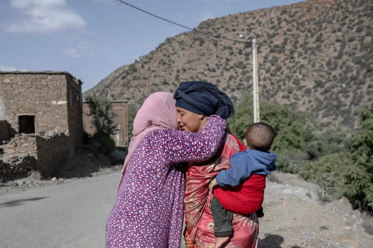 بازماندگان زلزله مراکش