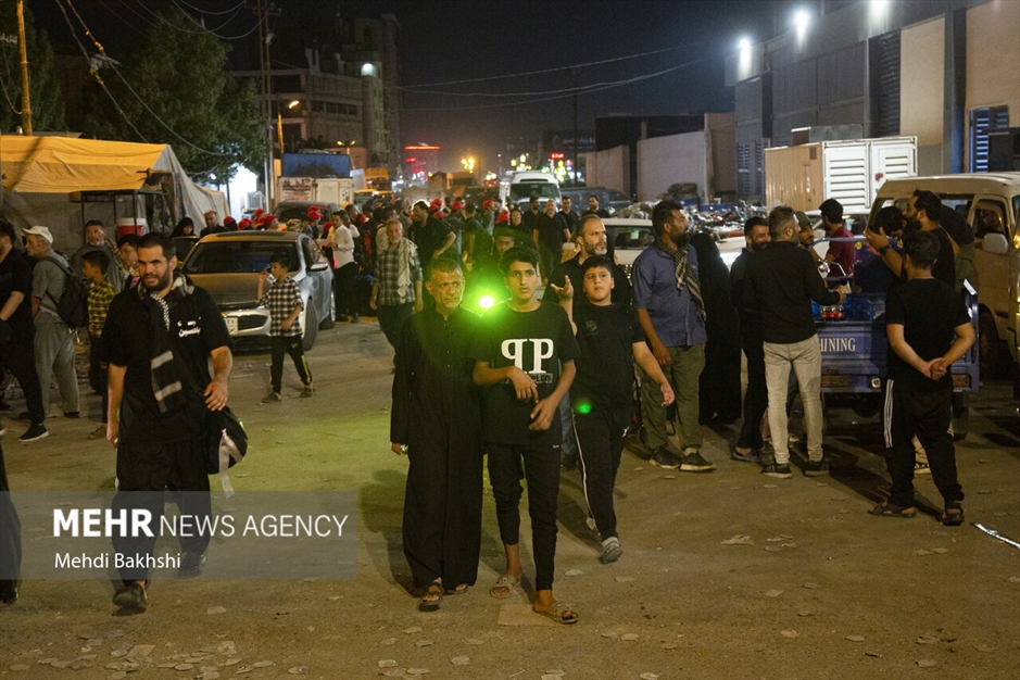 بازگشت شبانه زائران اربعین