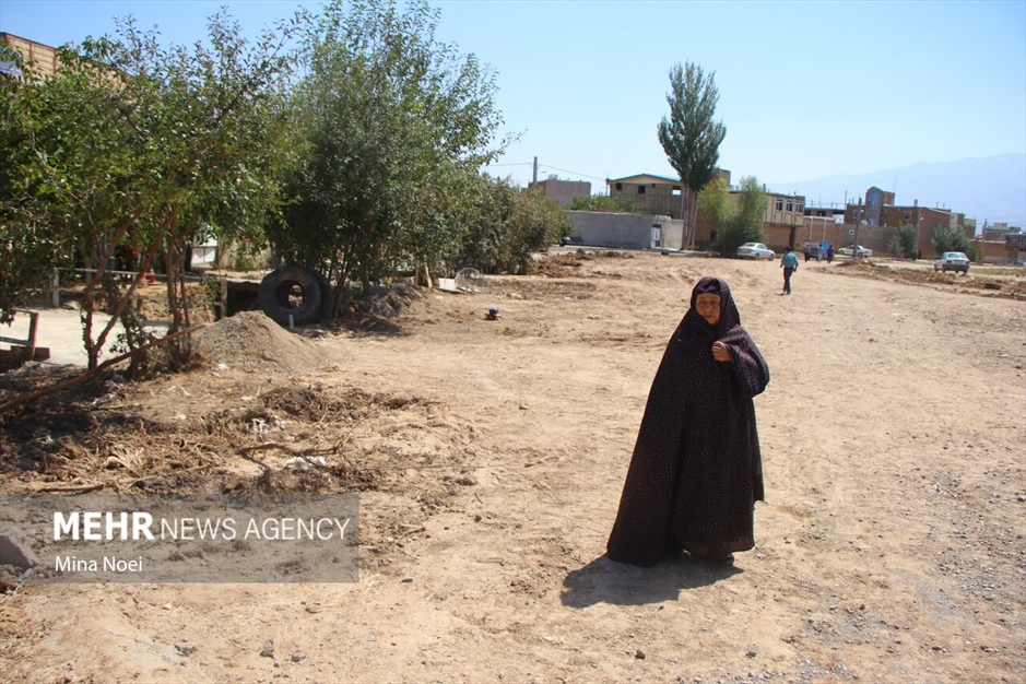 بازدید خبرنگاران از آخرین وضعیت مناطق سیل زده اهر