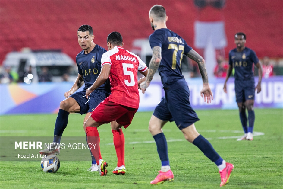 دیدار تیم های فوتبال پرسپولیس تهران و النصر عربستان