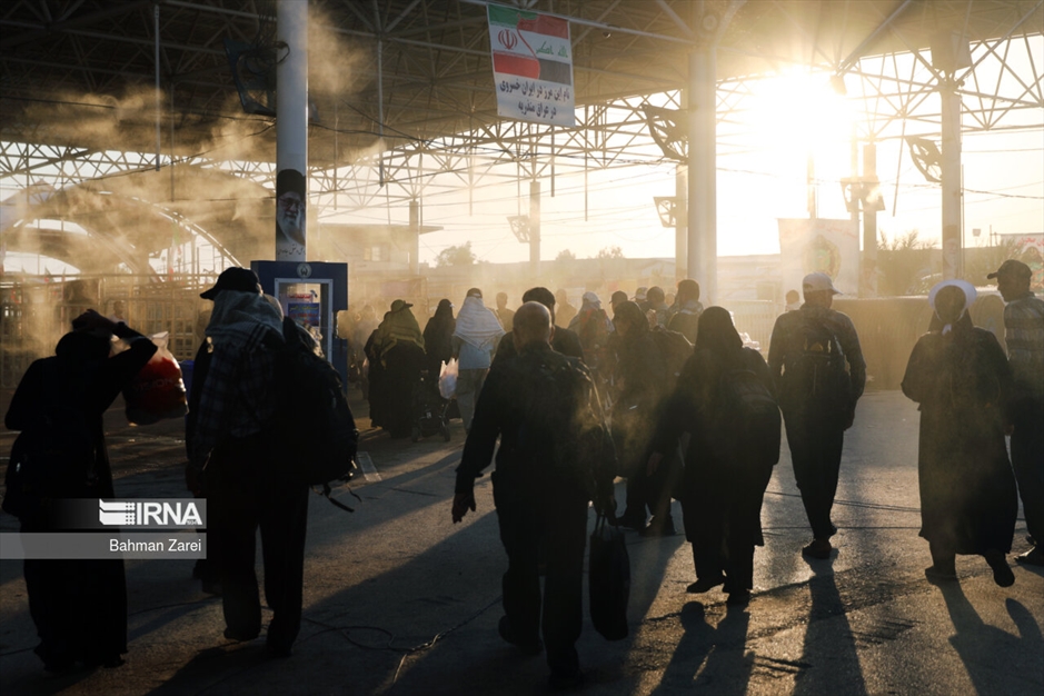 تردد زائران اربعین از مرز خسروی