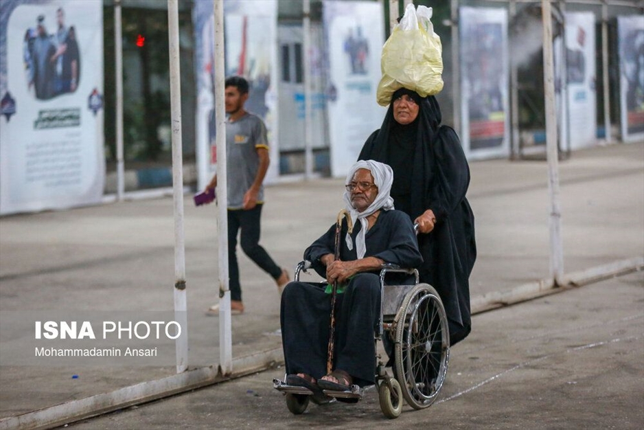 بازگشت زائرین اربعین حسینی از مرز شلمچه