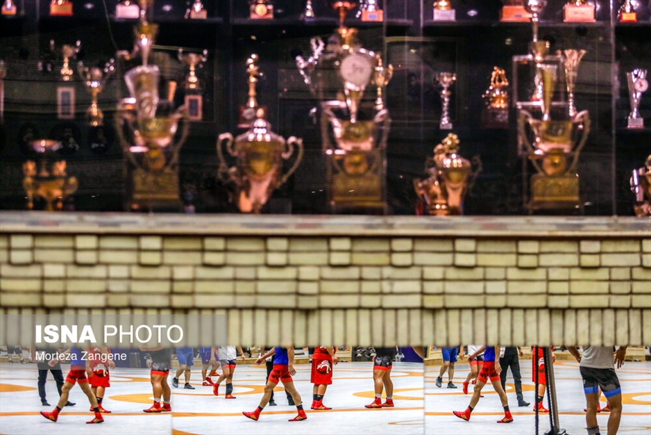 آخرین تمرین تیم ملی کشتی آزاد پیش از مسابقات قهرمانی جهان ۲۰۲۳