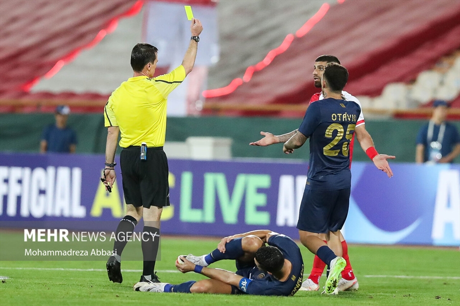 دیدار تیم های فوتبال پرسپولیس تهران و النصر عربستان