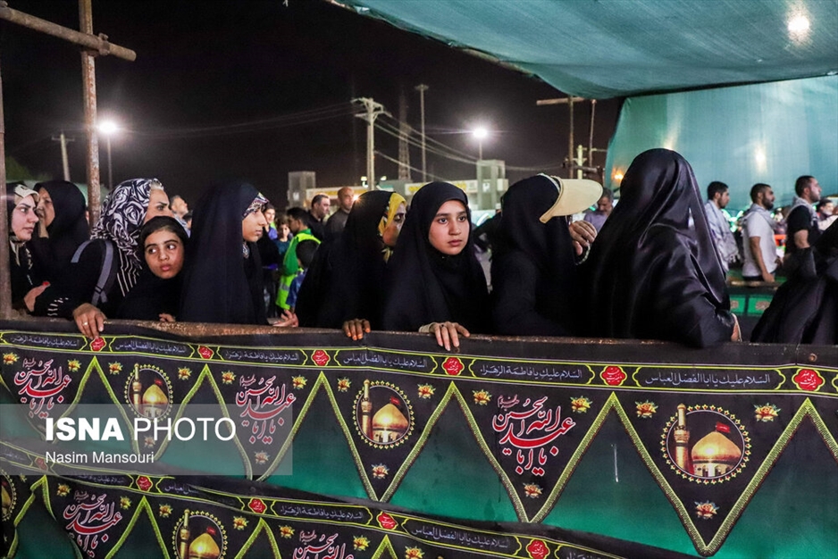 تردد شبانه زائران اربعین حسینی از مرز شلمچه