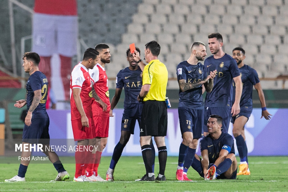 دیدار تیم های فوتبال پرسپولیس تهران و النصر عربستان