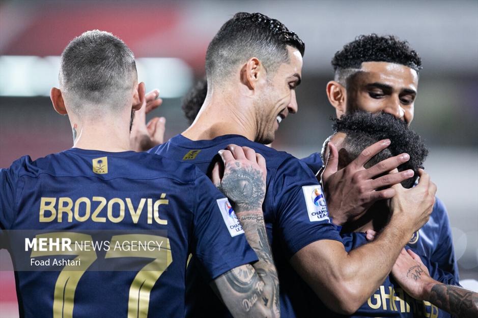 دیدار تیم های فوتبال پرسپولیس تهران و النصر عربستان