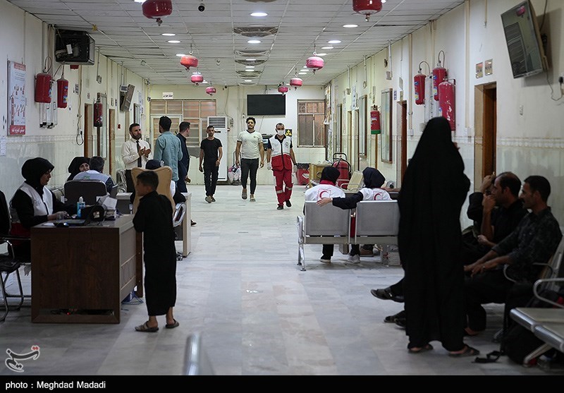 خدمات رسانی هلال احمر در نجف اشرف