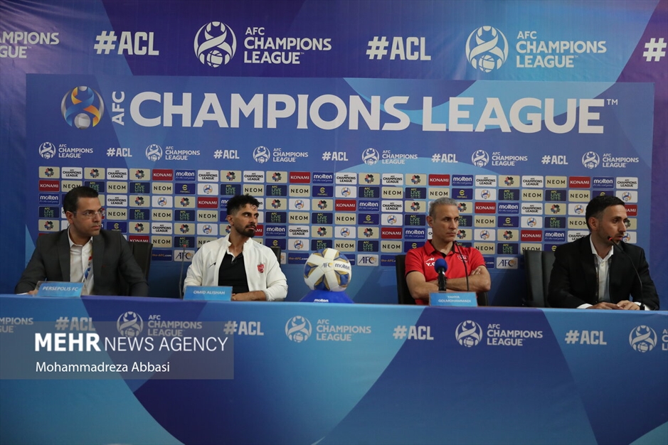 نشست خبری سرمربی تیم فوتبال پرسپولیس تهران