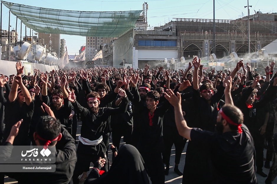 عزاداران اربعین حسینی در کربلا