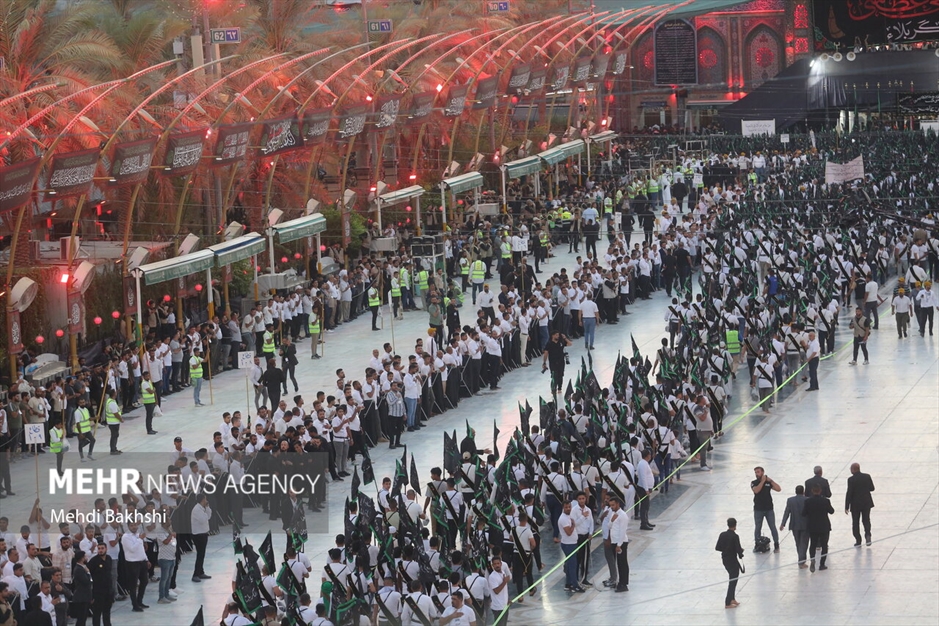 عزاداری قبیله سفیدپوش «بنی‌عامر» در بین‌الحرمین