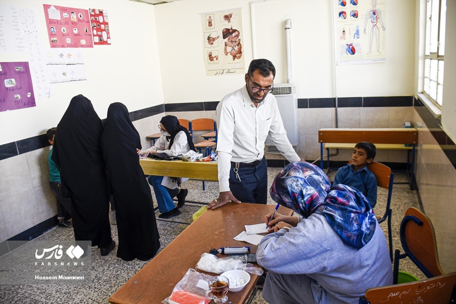 اردوی جهادی در «روستای ناوه» خراسان شمالی
