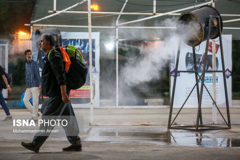 بازگشت زائرین اربعین حسینی از مرز شلمچه