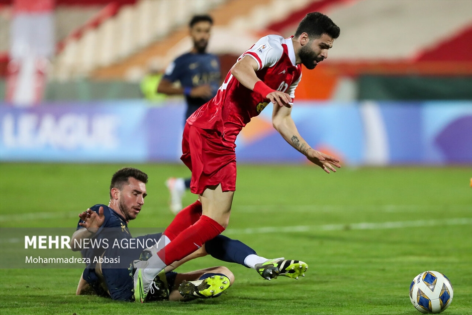 دیدار تیم های فوتبال پرسپولیس تهران و النصر عربستان