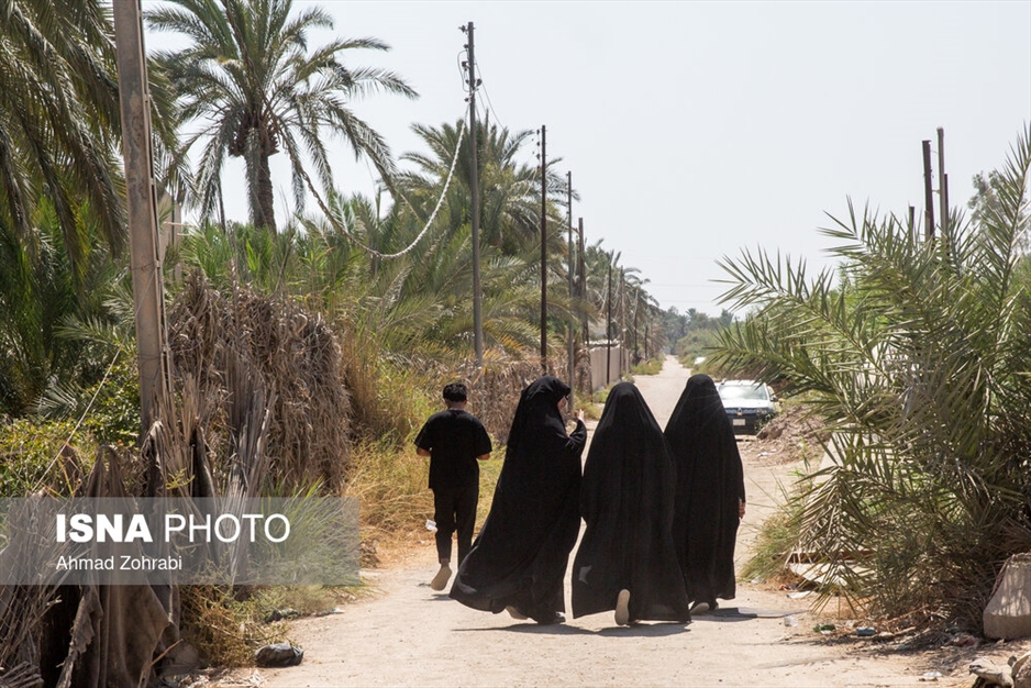 پیاده روی زائرین اربعین از حله به سمت طویریج