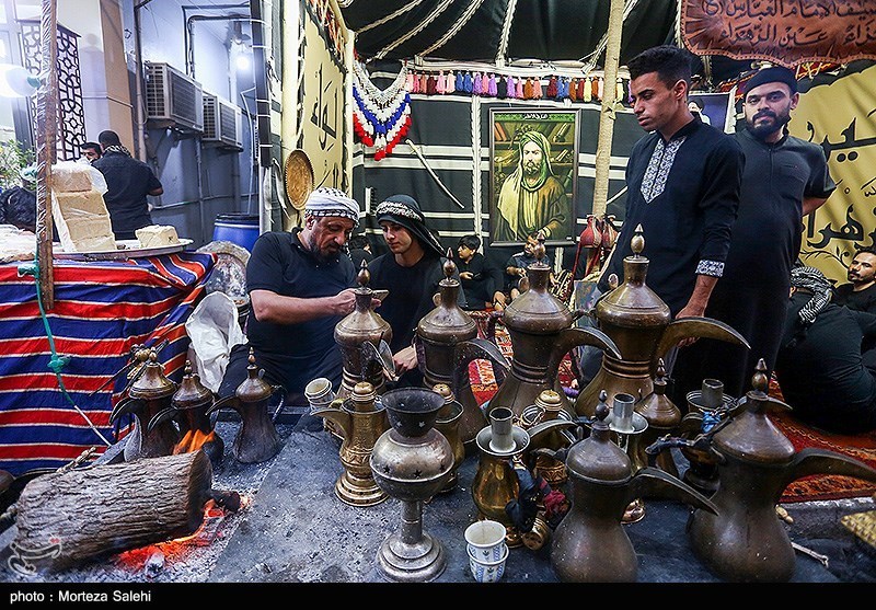 موکب های پذیرایی از زائرین اربعین در شهر کربلا