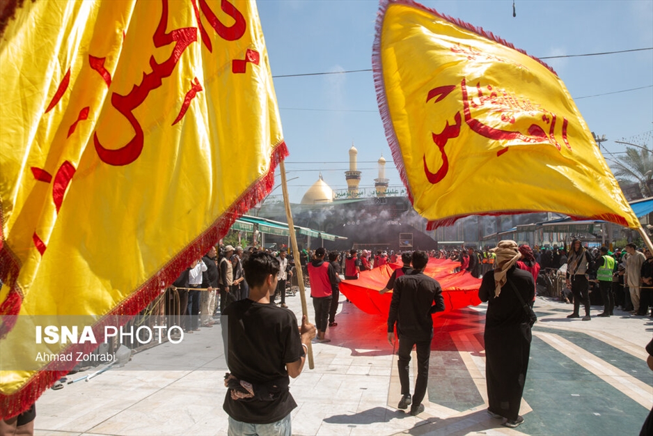ورود و عزاداری زائران حسینی به کربلا