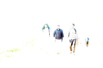 پیاده روی در گرمای ۵۰ درجه