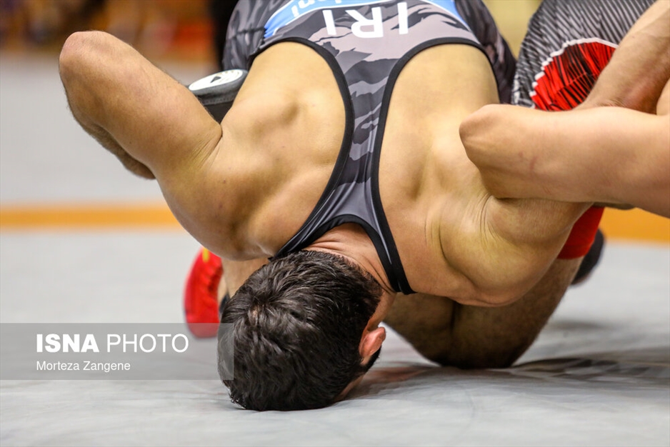 آخرین تمرین تیم ملی کشتی آزاد پیش از مسابقات قهرمانی جهان ۲۰۲۳