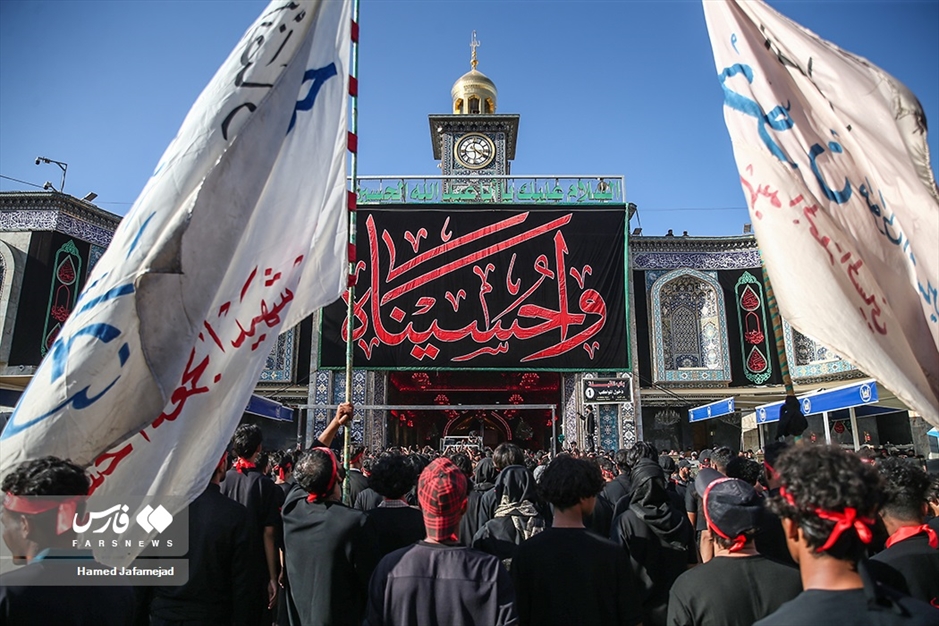 عزاداران اربعین حسینی در کربلا