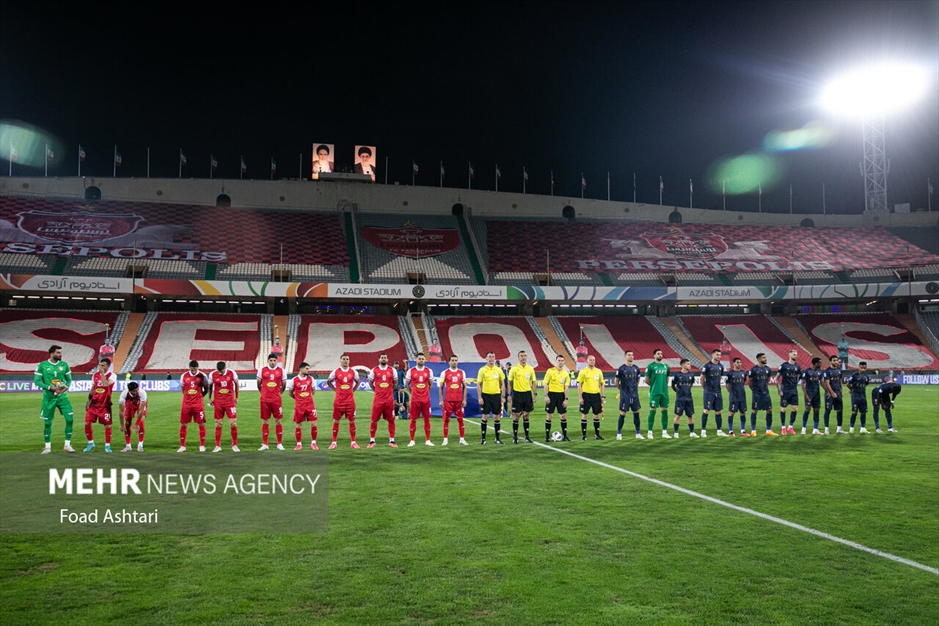 دیدار تیم های فوتبال پرسپولیس تهران و النصر عربستان