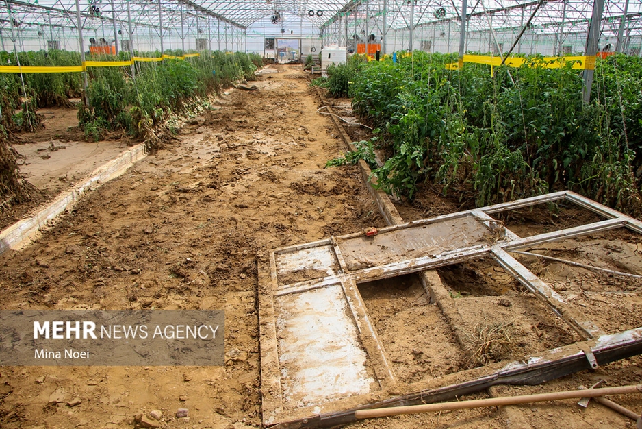 بازدید خبرنگاران از آخرین وضعیت مناطق سیل زده اهر
