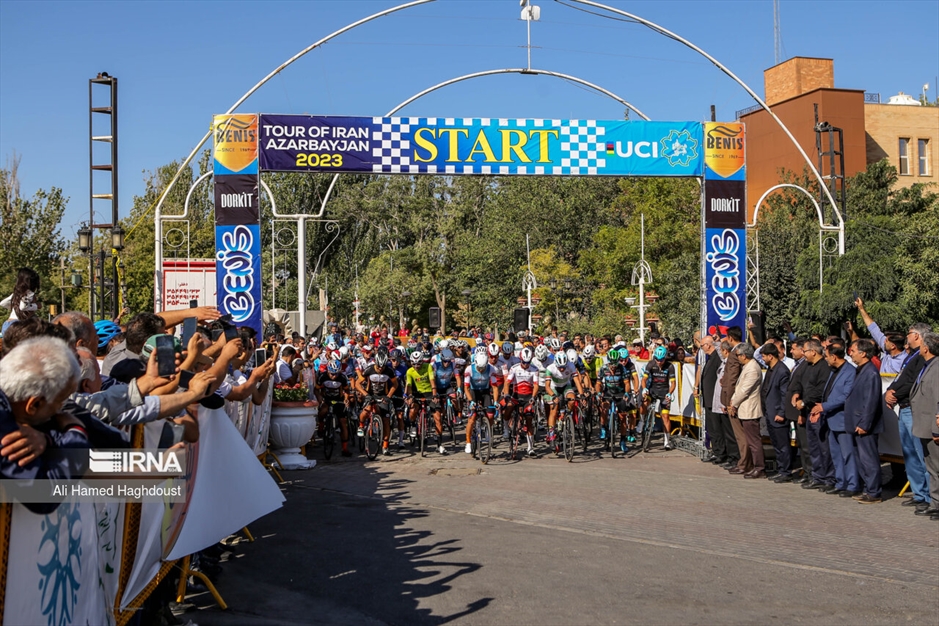 مرحله اول تور دوچرخه سواری ایران- آذربایجان