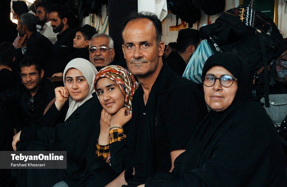 خانواده‌ها در مسیر اربعین