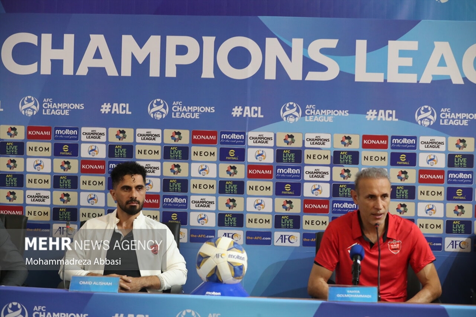 نشست خبری سرمربی تیم فوتبال پرسپولیس تهران