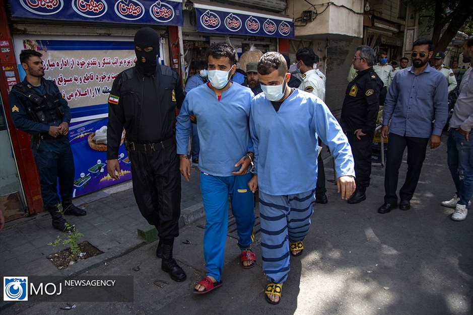 بازسازی صحنه درگیری و قدرت نمایی اراذل و اوباش در منطقه زمزم تهران 