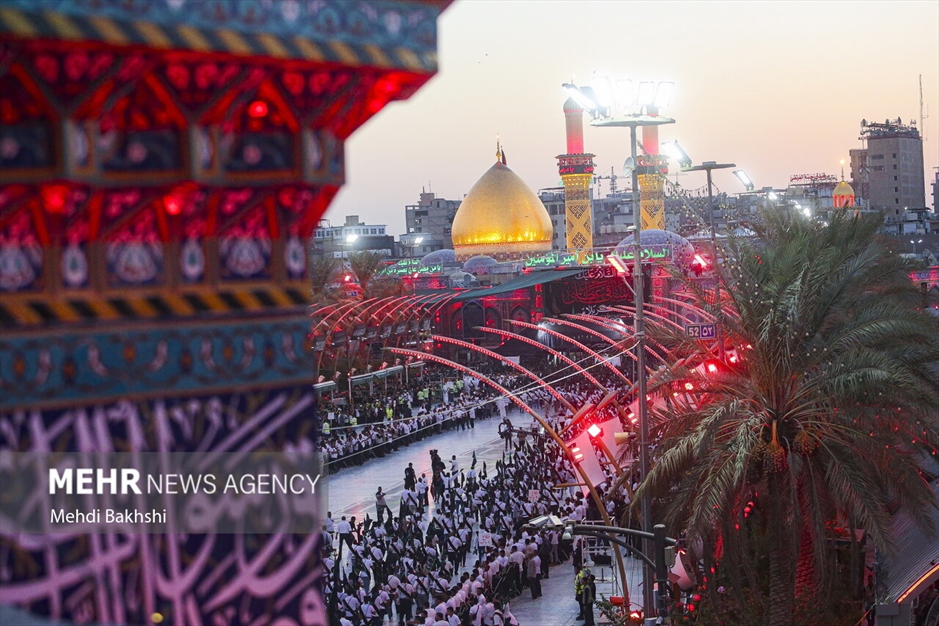 عزاداری قبیله سفیدپوش «بنی‌عامر» در بین‌الحرمین