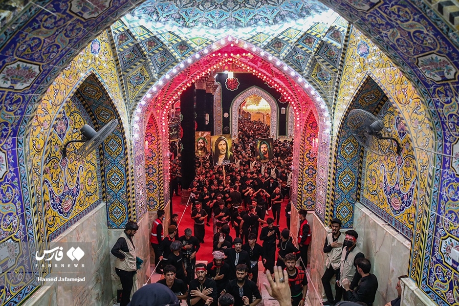 عزاداران اربعین حسینی در کربلا