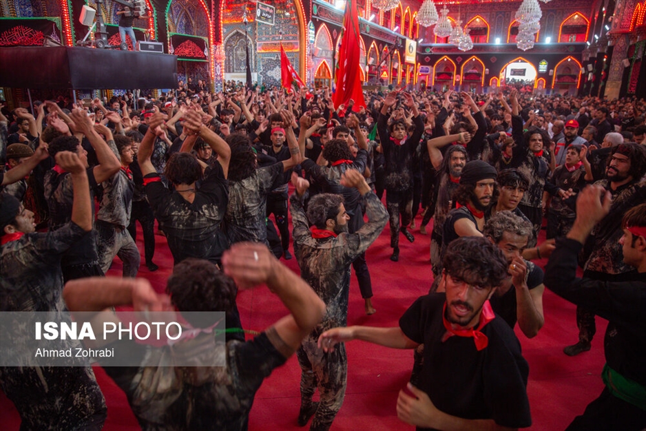 ورود و عزاداری زائران حسینی به کربلا
