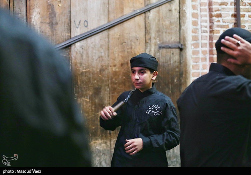 مراسم عزاداری به مناسبت شهادت امام رضا در بازار تبریز