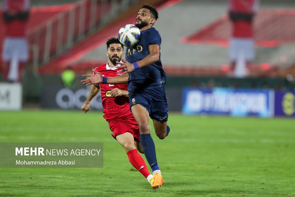 دیدار تیم های فوتبال پرسپولیس تهران و النصر عربستان