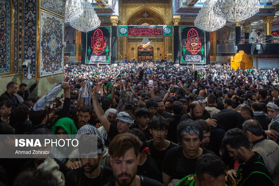 ورود و عزاداری زائران حسینی به کربلا
