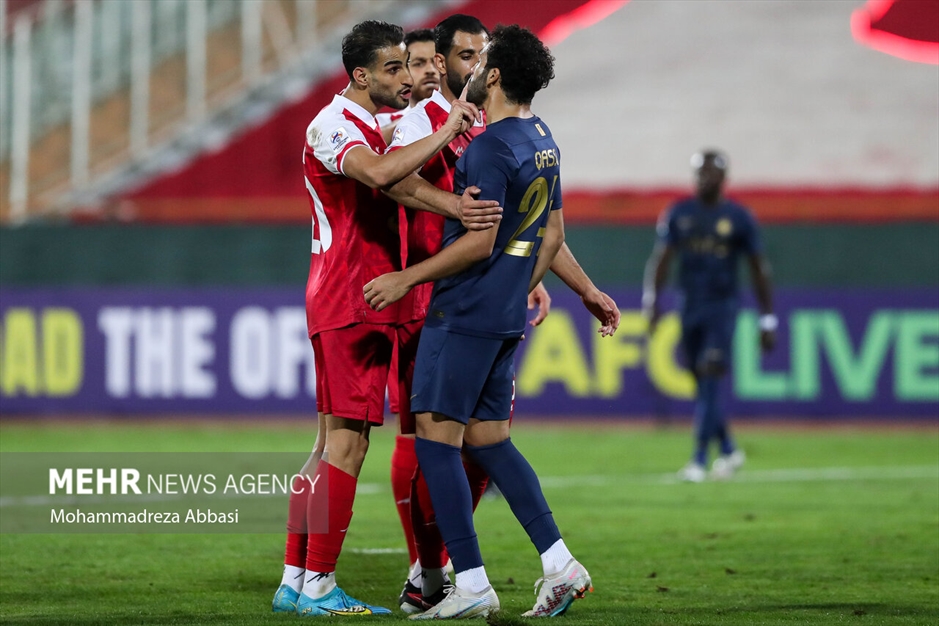 دیدار تیم های فوتبال پرسپولیس تهران و النصر عربستان