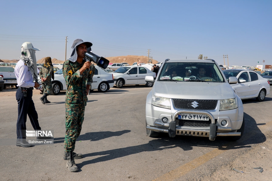 تردد زائران اربعین از مرز خسروی