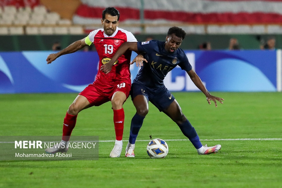 دیدار تیم های فوتبال پرسپولیس تهران و النصر عربستان