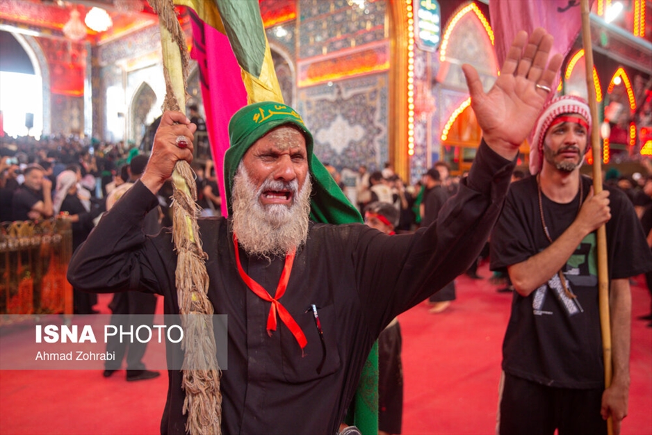 ورود و عزاداری زائران حسینی به کربلا