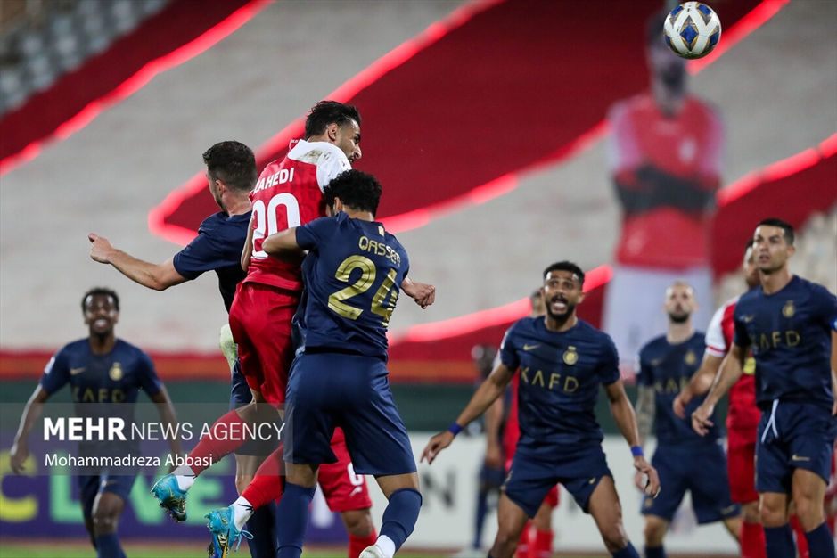 دیدار تیم های فوتبال پرسپولیس تهران و النصر عربستان