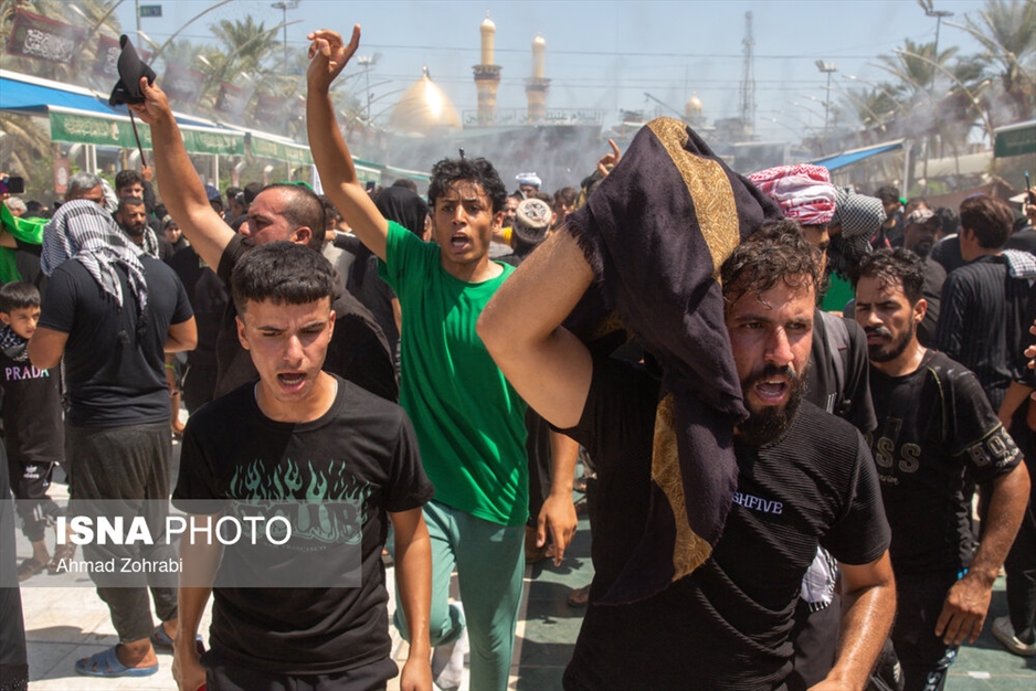 ورود و عزاداری زائران حسینی به کربلا